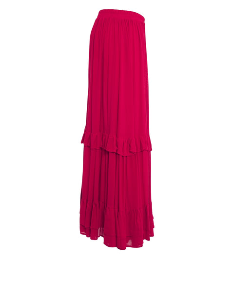 Viscose maxi skirt