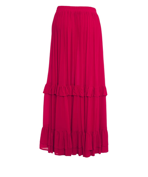 Viscose maxi skirt