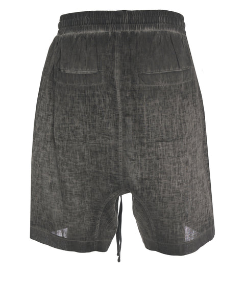 Linen bermuda shorts