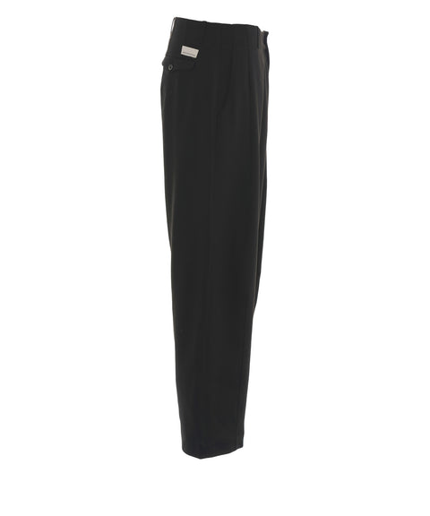 Pantaloni in misto lino 'Damiano'