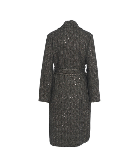 Mantel mit pailletten