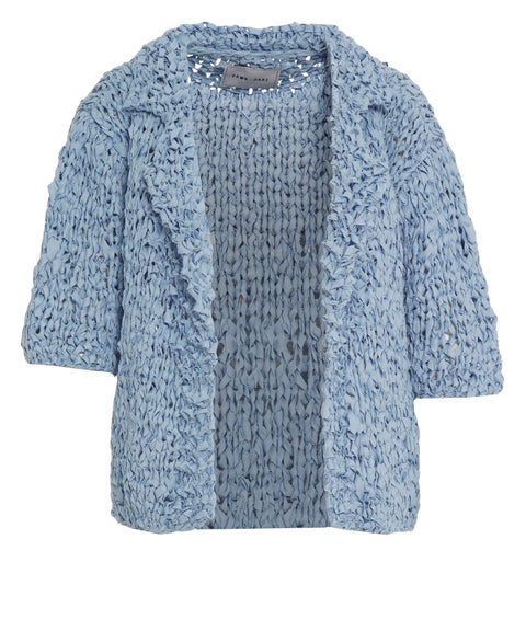 Cardigan in maglia crochet 'Moa'