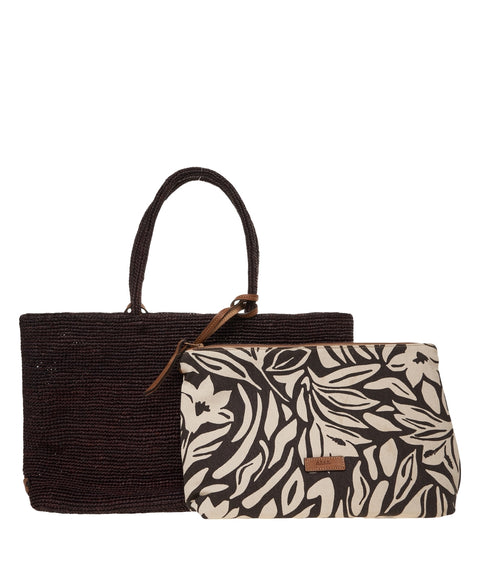 Raffia shopper 'Alma'