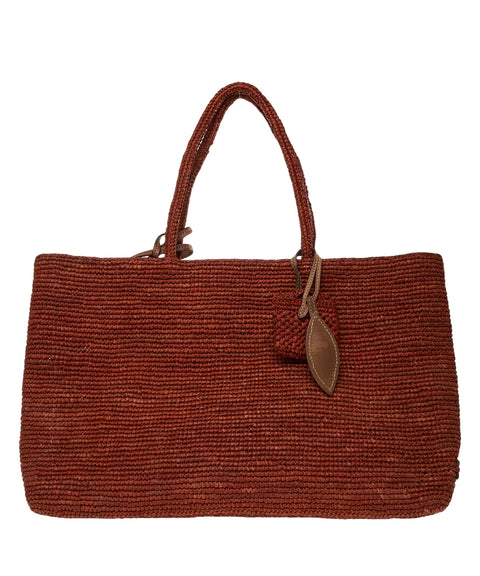 Raffia shopper 'Alma'