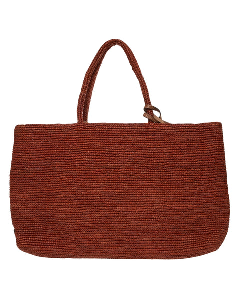 Raffia shopper 'Alma'