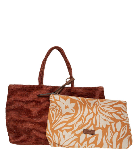 Raffia shopper 'Alma'