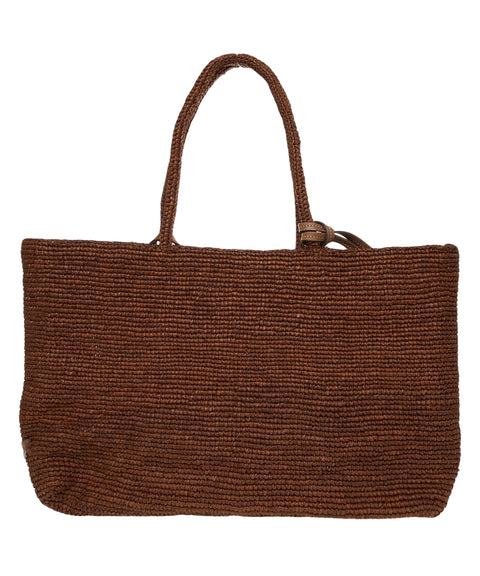 Raffia shopper 'Alma'