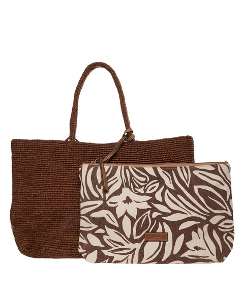 Raffia shopper 'Alma'