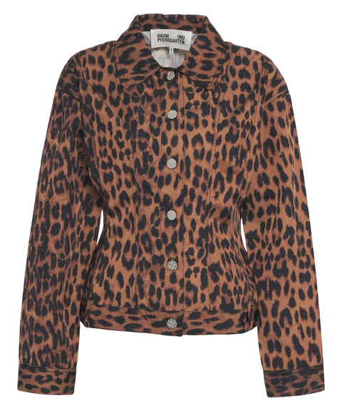 Giacca con stampa animalier 'Bene'