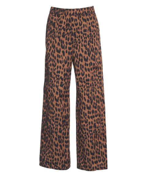 Pantaloni con stampa animalier 'Nivia'