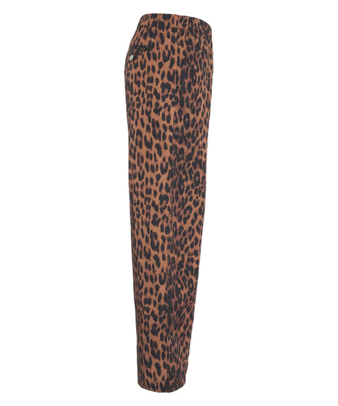 Pantaloni con stampa animalier 'Nivia'