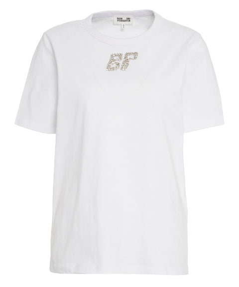 T-shirt con strass 'Jawo'