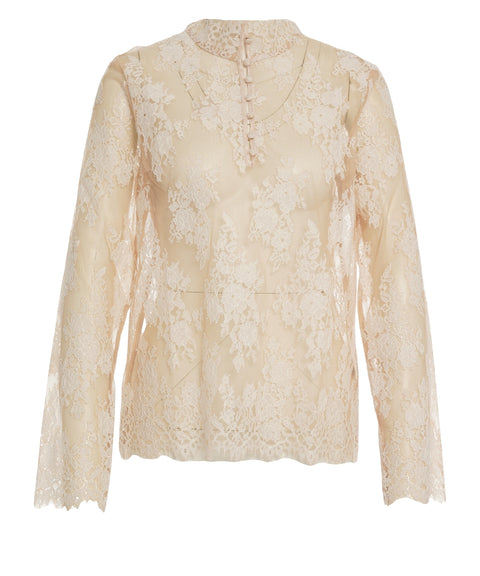 Blusa con pizzo 'Meelah'