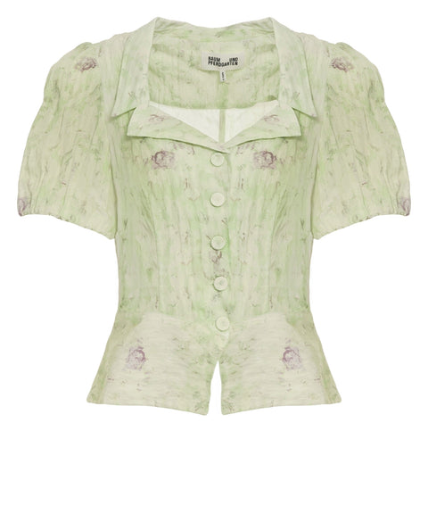 Blusa con motivo floreale 'Macaia'