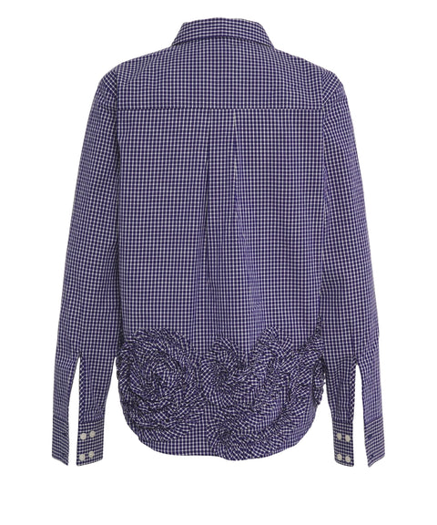 Blusa con dettaglio ruches 'Mariel'