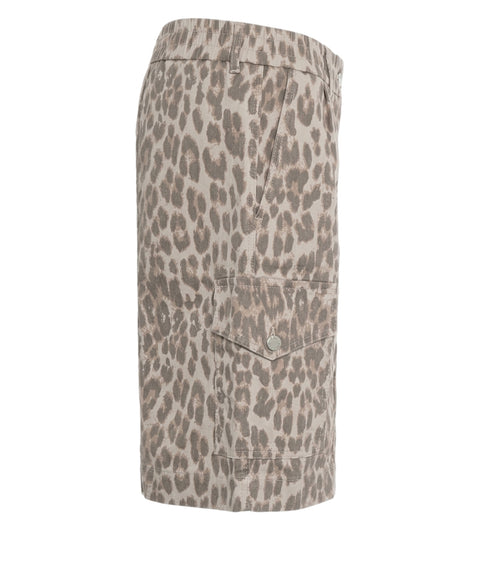 Bermuda con stampa animalier 'Neeto'