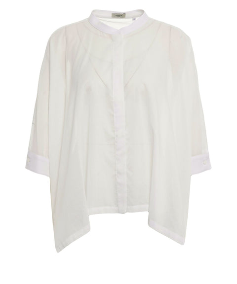 Cotton blend blouse