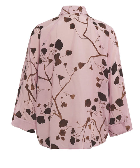 Blouse with floral print