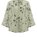 Blusa con stampa floreale
