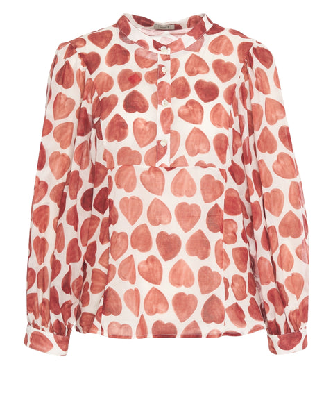 Bluse mit Print