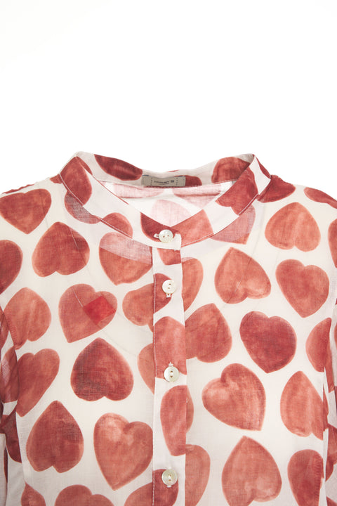 Bluse mit Print