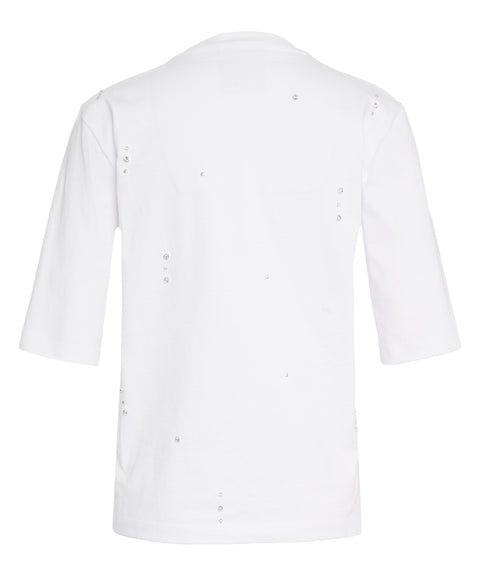 T-shirt con strass