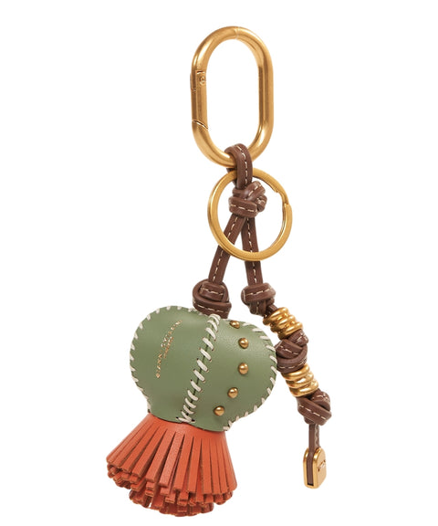 Leder Taschenanhänger 'Cactus'
