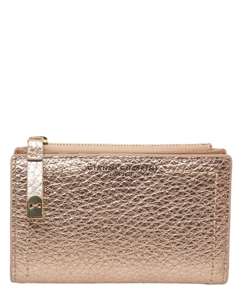 Portafoglio in pelle martellata