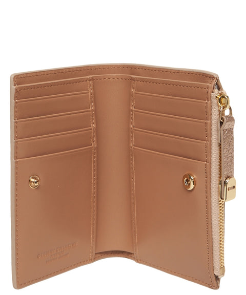 Portafoglio in pelle martellata