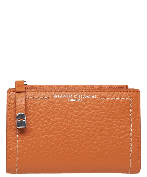 Portafoglio in pelle martellata