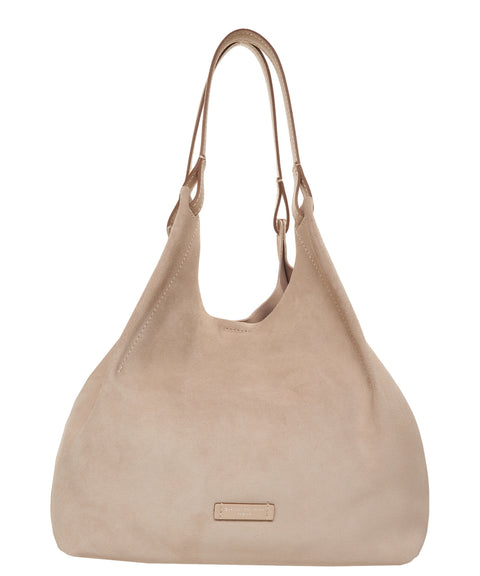 Schultertasche aus Wildleder 'Dua'