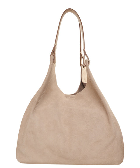 Schultertasche aus Wildleder 'Dua'