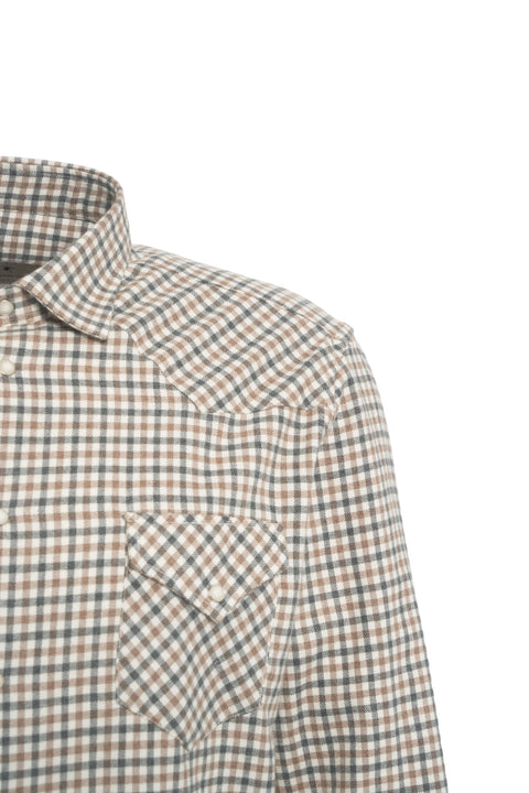 Camicia check in flanella
