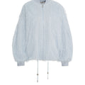 Bomber jacket with fringes