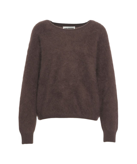 Maglione in brushed cashmere