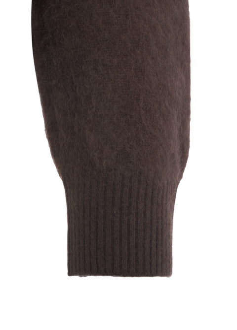 Maglione in brushed cashmere