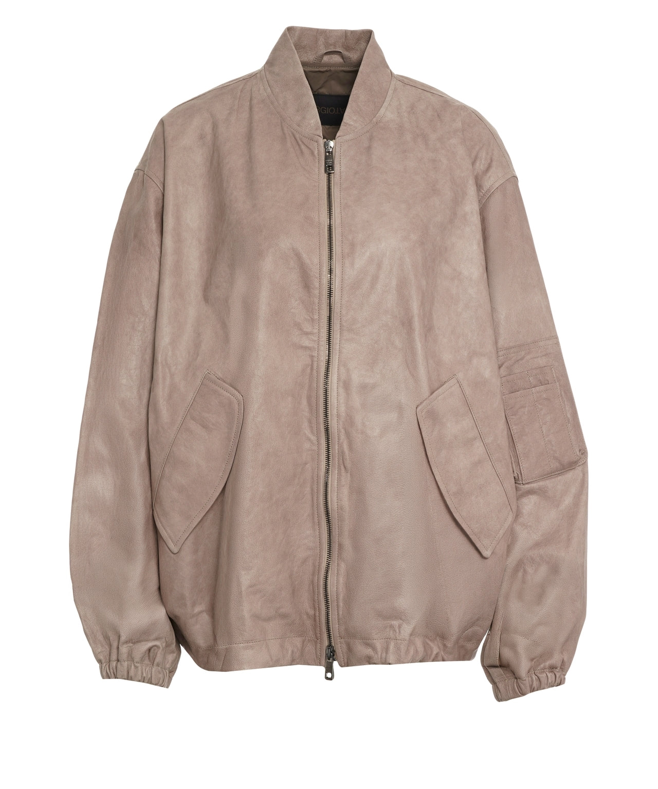 ジ*ン様 GIORGIO BRATO size52 Giorgio Brato Oversize leather jacket Beige Women – MAXIMILIAN.it