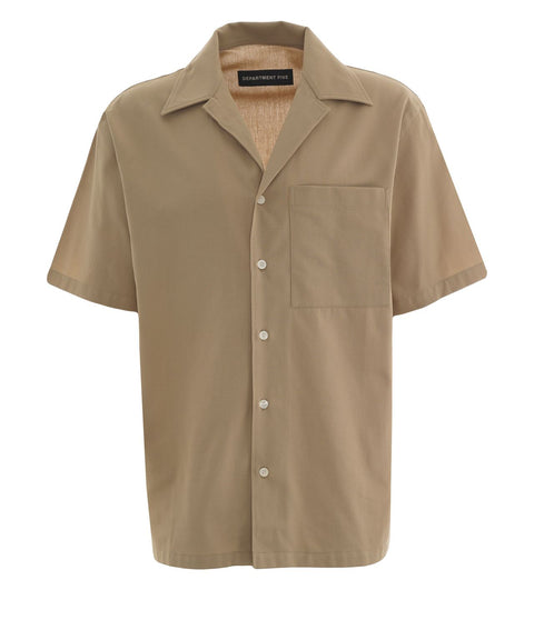 Camicia a maniche corte in cotone