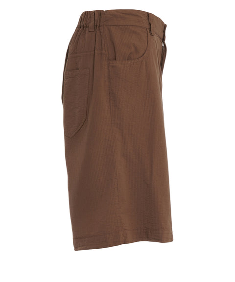 Bermuda Hose aus Seersucker