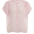 Bluse aus Baumwoll-Seidengemisch