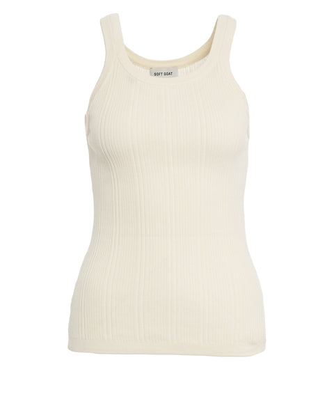 Baumwoll-Seiden Tank Top