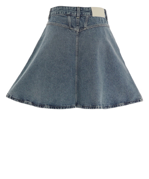 Minirock aus Denim