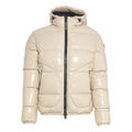 Quilted down jacket