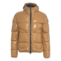 Quilted down jacket