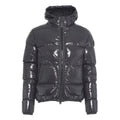 Quilted down jacket
