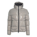 Quilted down jacket