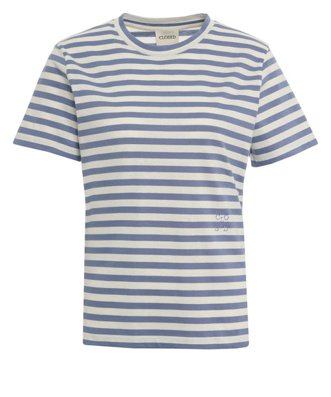 Striped cotton t-shirt