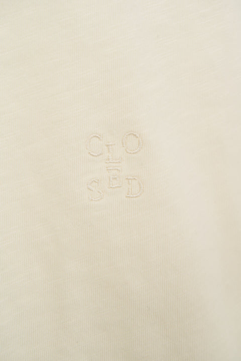 T-Shirt mit Logostickerei