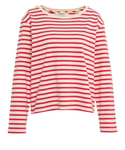 Gestreiftes Pullover 'Marron'