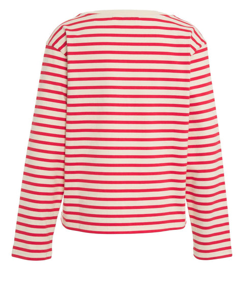 Gestreiftes Pullover 'Marron'